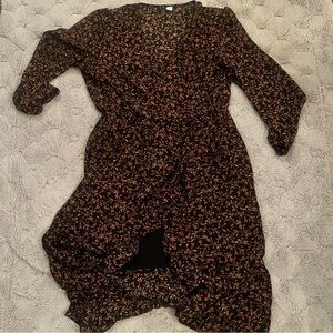 Old Navy, long sleeve floral dress